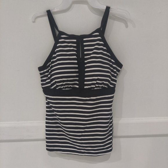 Lands' End Other - Lands' End Women's Modest Keyhole High Neck Tankini Top Size 18 Tall $60 9B496